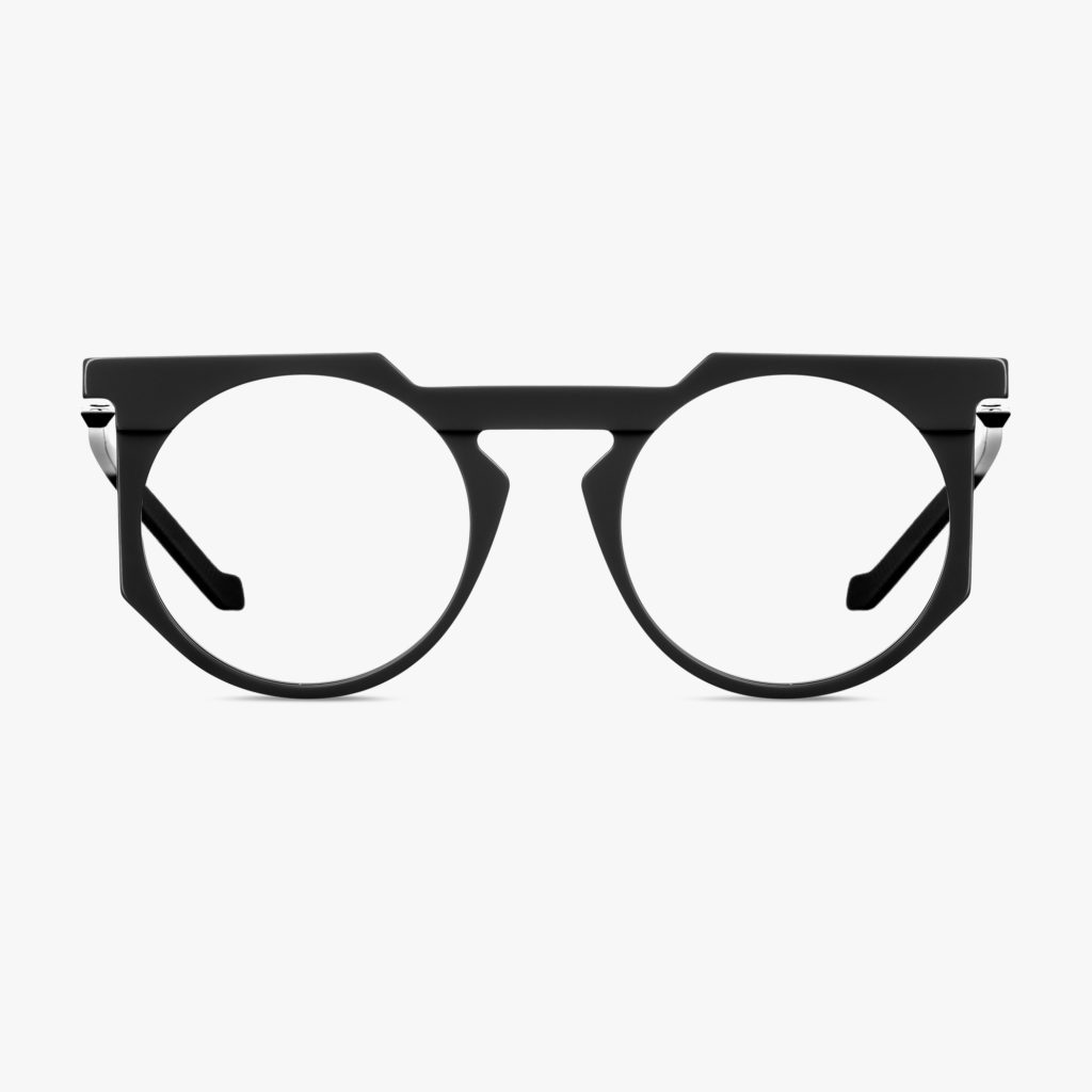 VAVA EYEWEAR FRAME WL0025 BLACK WHITE LABEL OPTICAL